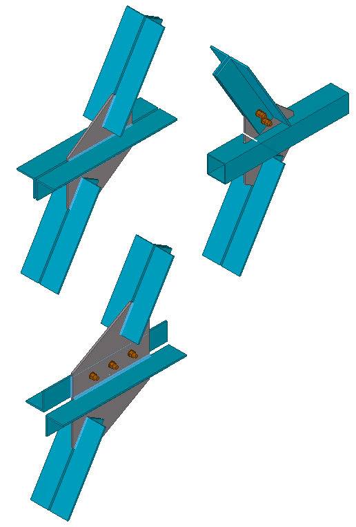 x Brace Beam OneFace TwoSide Sm