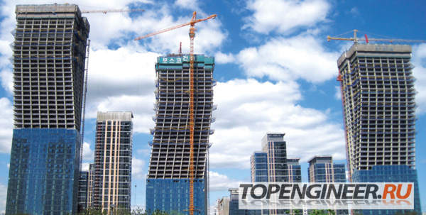 Монтаж многоэтажных зданий - современное строительство